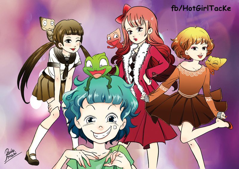 truyện tranh Hot Girl Tắc Kè