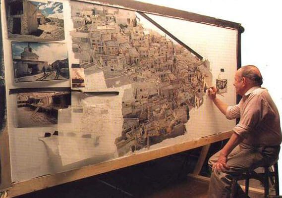 họa sĩ vẽ bối cảnh 3