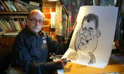 họa sĩ vẽ tranh biếm họa 2