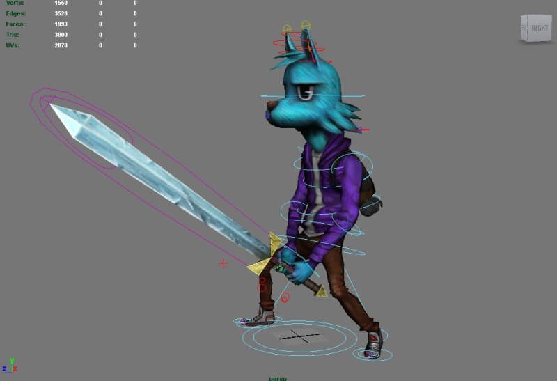 kỹ thuật lắp ráp nhân vật 3