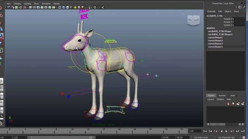 kỹ thuật lắp ráp nhân vật 4