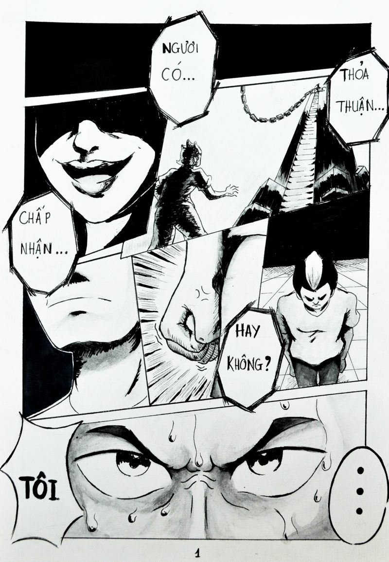 truyện tranh chiến họa sư 001