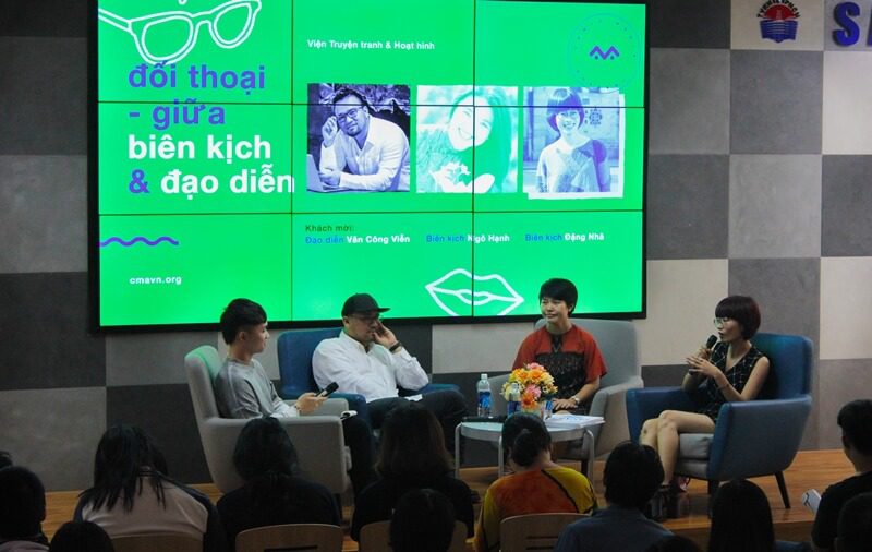 biên kịch Đặng Nhã tại talkshow Đối thoại giữa Biên kịch và Đạo diễn