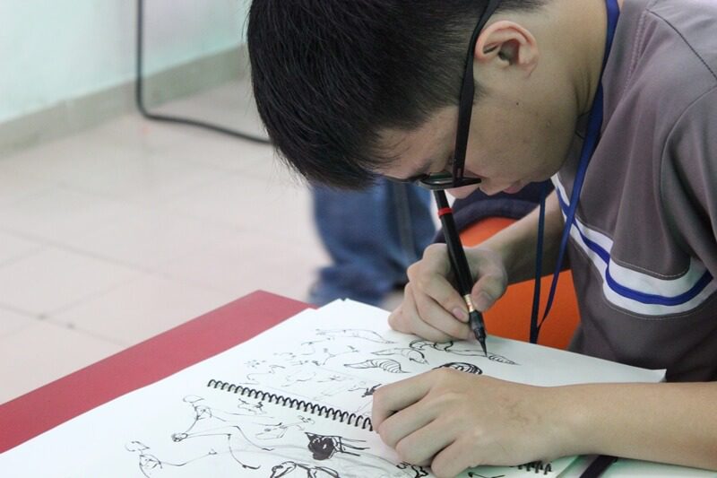 Hoàng Gia học viên khóa 2 ngành Họa sĩ vẽ truyện tranh