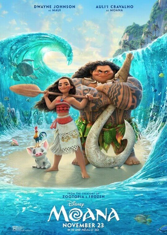 Phim hoạt hình Moana Oscars 2017