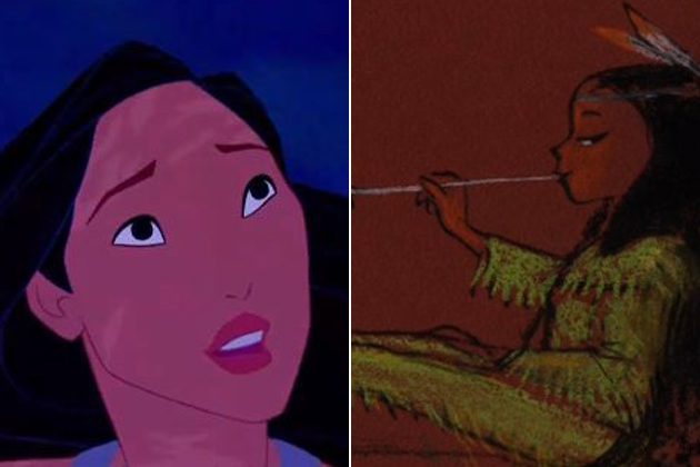 10 bản concept art của phim hoạt hình Disney Pocahontas