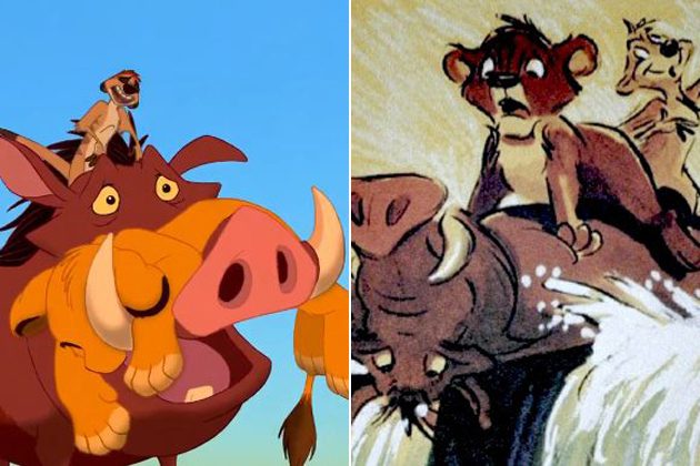10 bản concept art của phim hoạt hình Disney Timon Pumbaa Simba