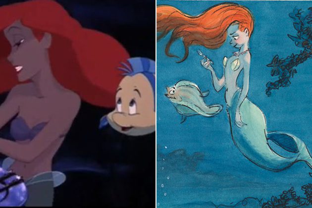 10 bản concept art của phim hoạt hình Disney Ariel