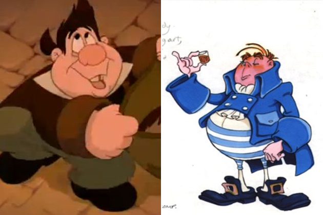 10 bản concept art của phim hoạt hình Disney La Fou