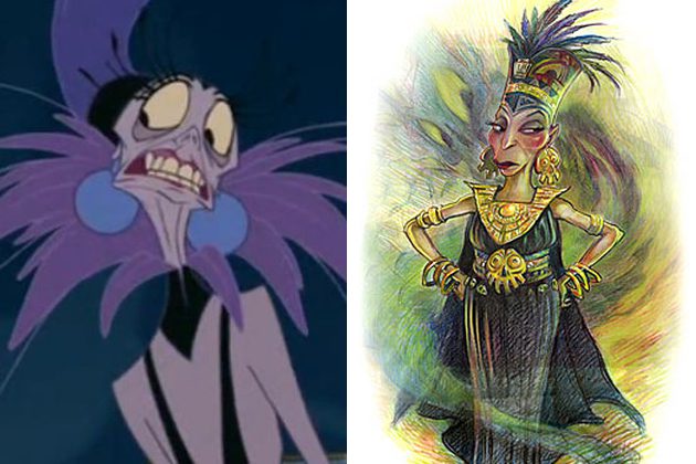 10 bản concept art của phim hoạt hình Disney Yzma