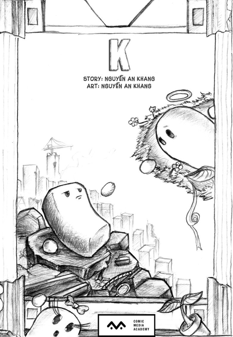đồ án truyện tranh K trang bìa