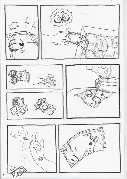 đồ án truyện tranh chuyện tờ tiền 05