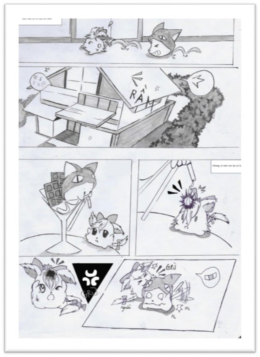 đồ án truyện tranh Meo Meo 01