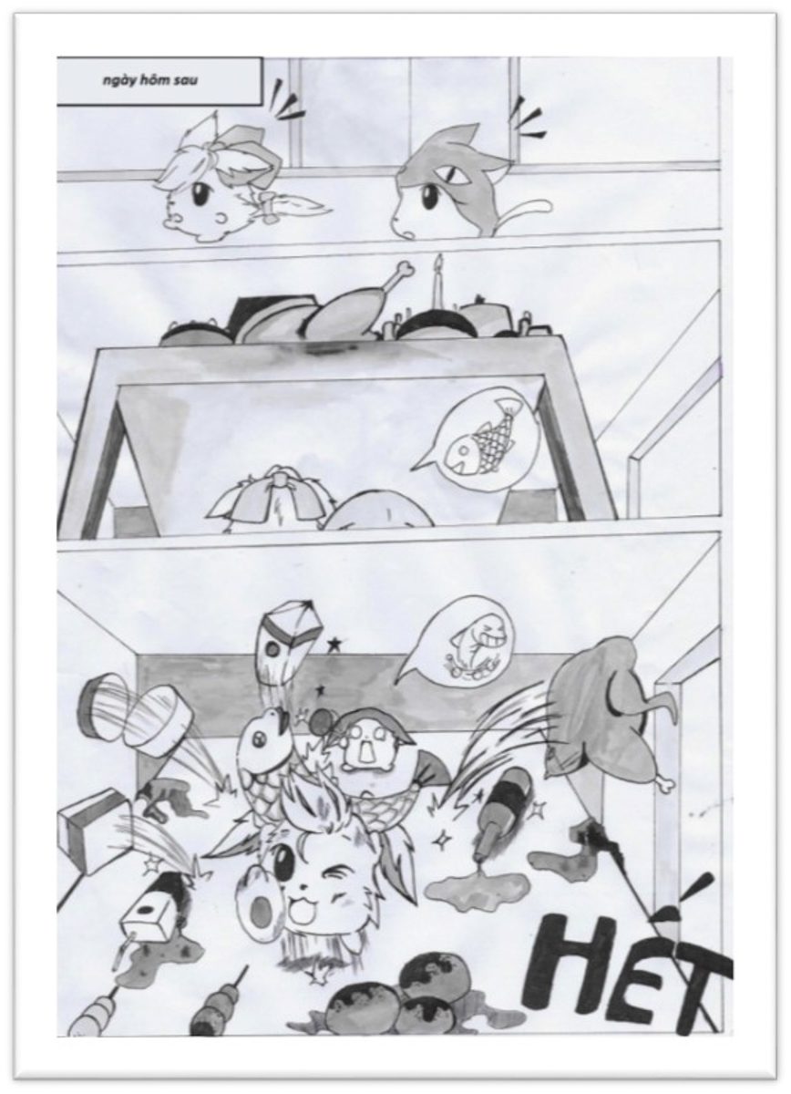 đồ án truyện tranh Meo Meo 09