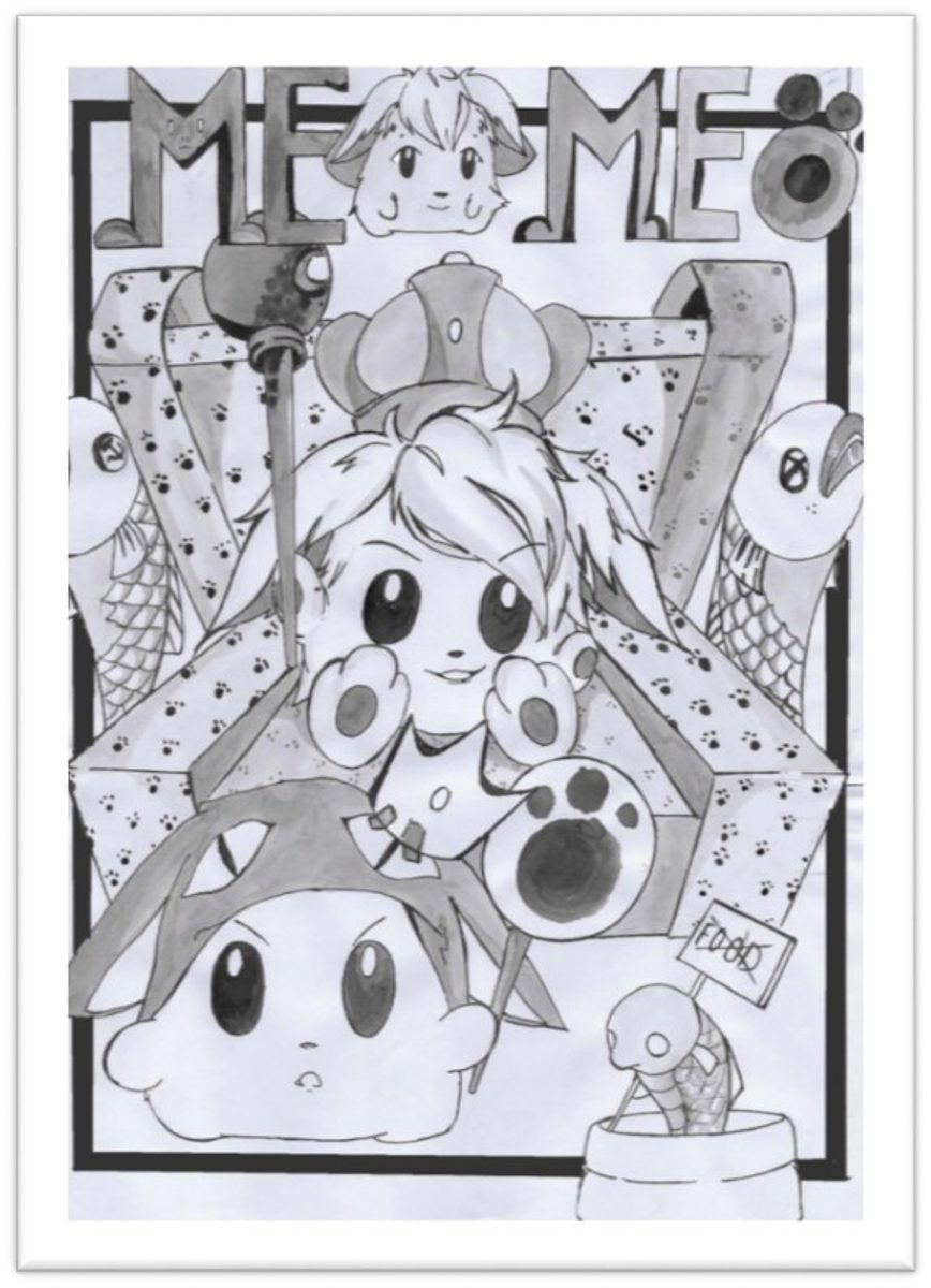 đồ án truyện tranh Meo Meo trang bìa