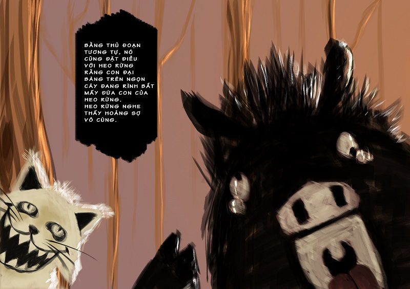 Học Digital Painting minh hoạ Con Mèo Hàng Xóm