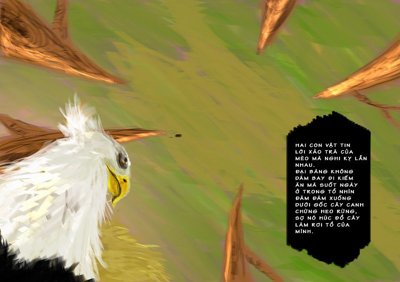 Học Digital Painting minh hoạ Con Mèo Hàng Xóm