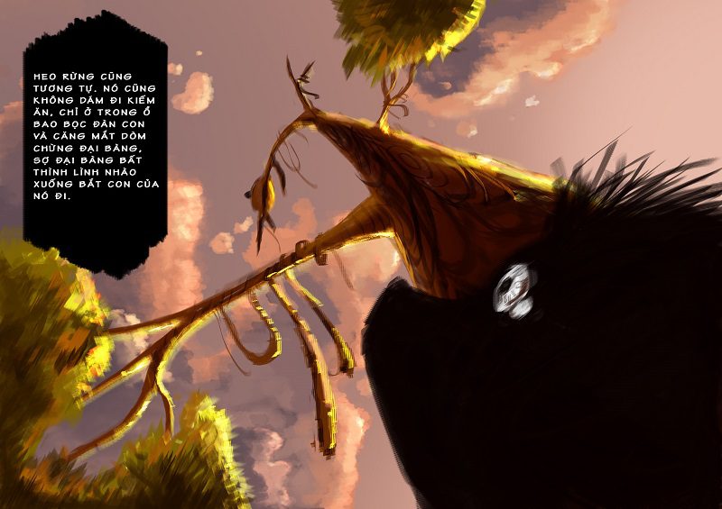 Học Digital Painting minh hoạ Con Mèo Hàng Xóm