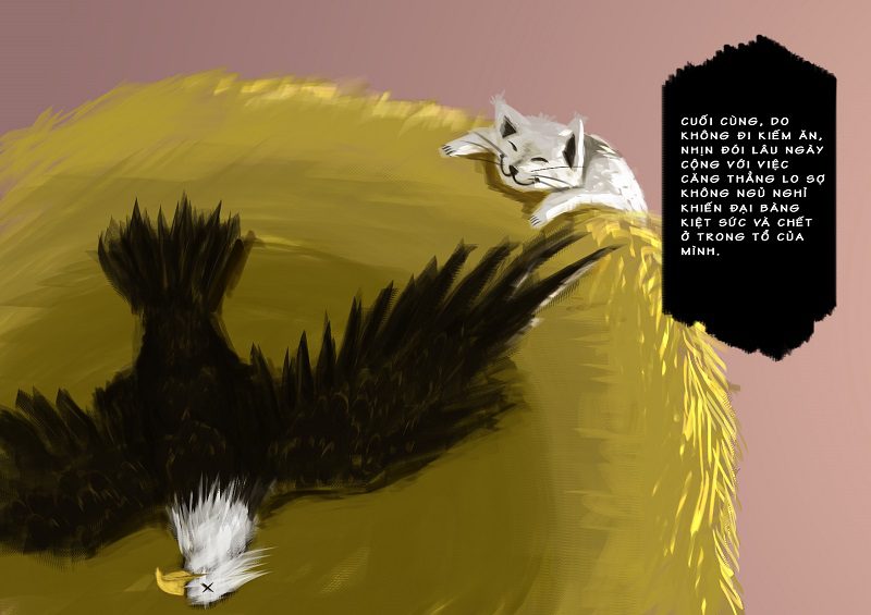 Học Digital Painting minh hoạ Con Mèo Hàng Xóm