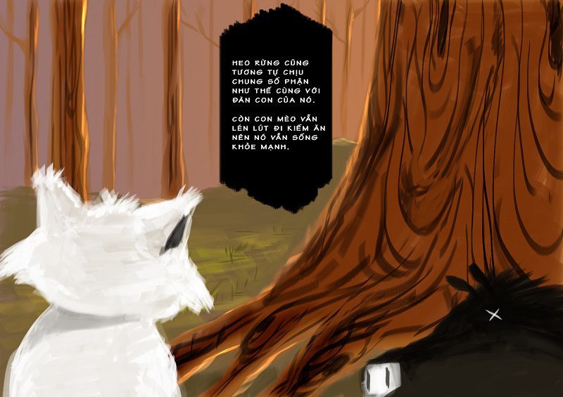 Học Digital Painting minh hoạ Con Mèo Hàng Xóm