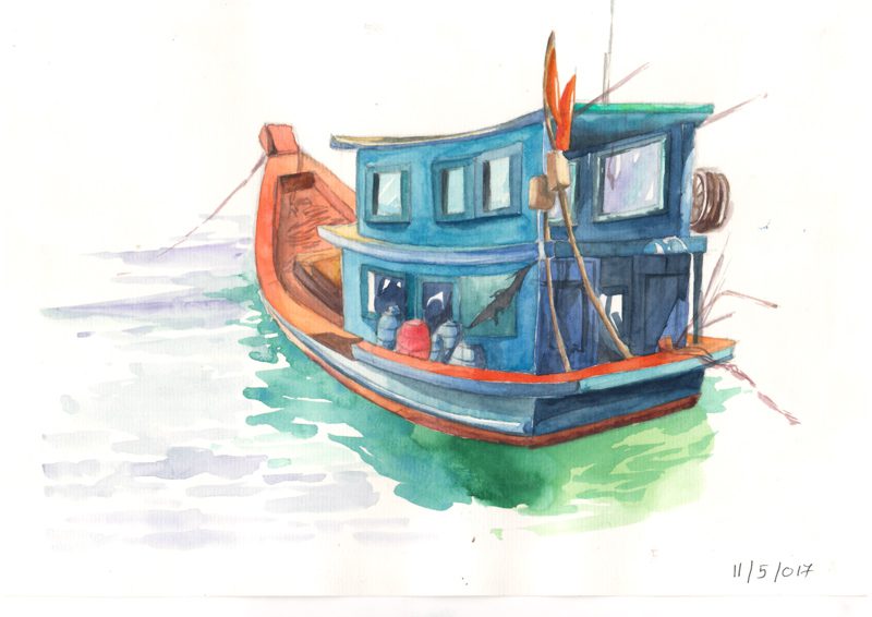 Thực Tế Nam Du - Water Color Khương Thảo 10