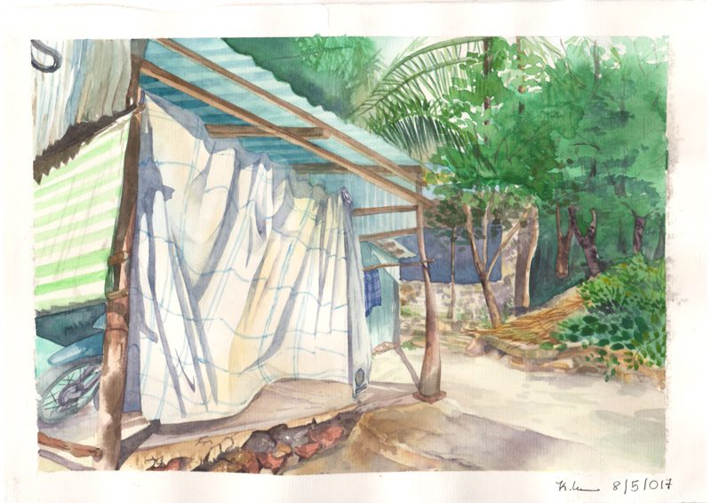 Thực tế Nam Du Watercolor Khương Thảo 18