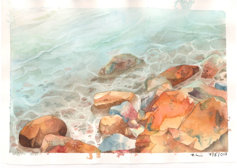 Thực tế Nam Du Watercolor Khương Thảo 21