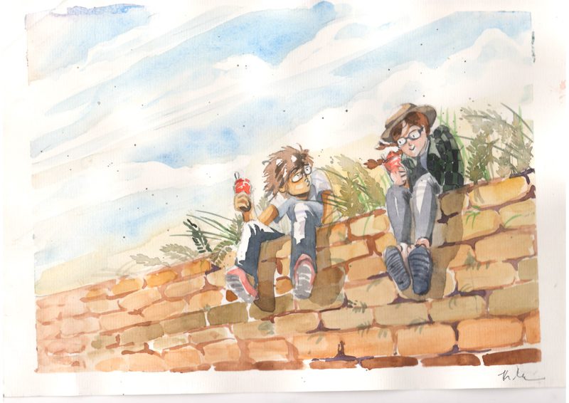 Thực tế Nam Du Watercolor Khương Thảo 22