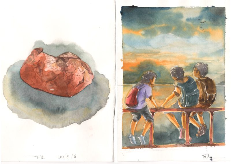 Thực tế Nam Du Watercolor Khương Thảo 23