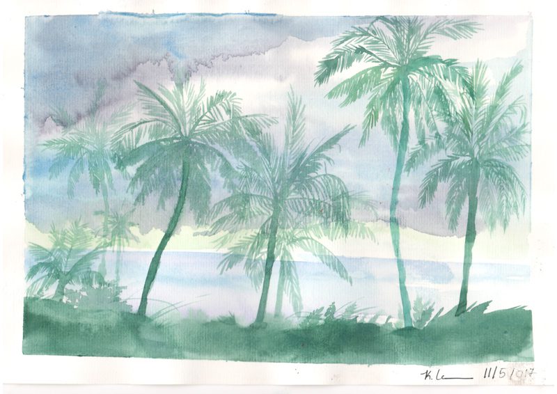 Thực tế Nam Du Watercolor Khương Thảo 7