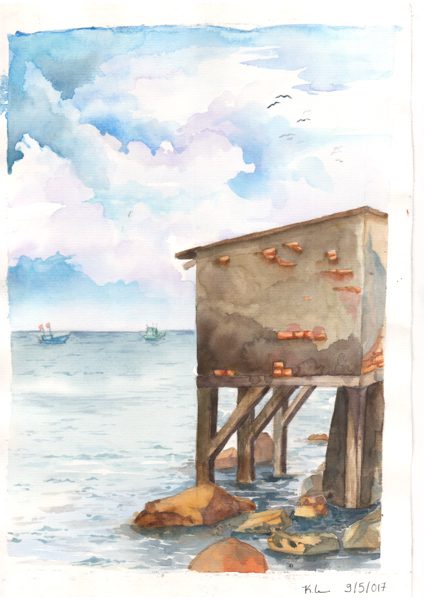 Thực tế Nam Du Watercolor Khương Thảo