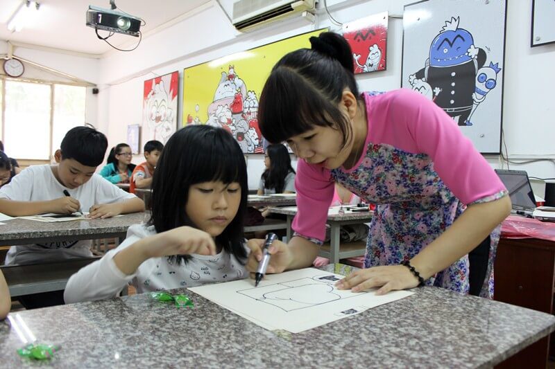Lớp dạy vẽ thiếu nhi K10 20