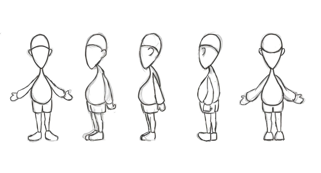 phác thảo nhân vật 2