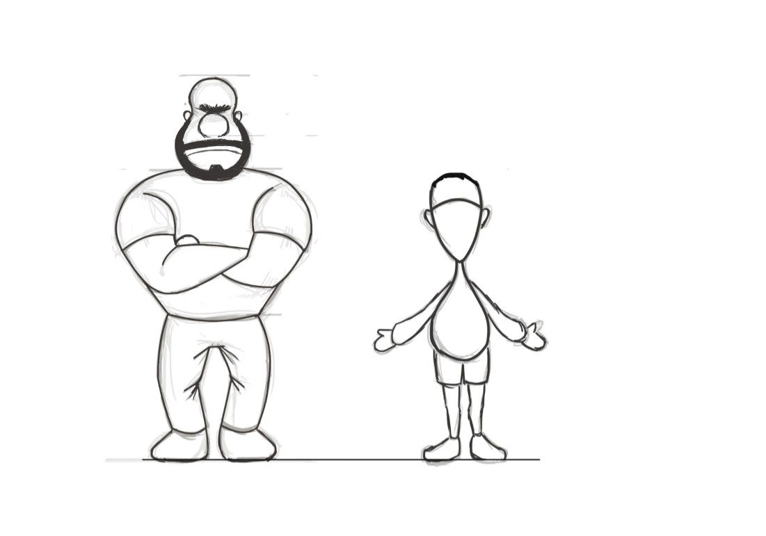 phác thảo nhân vật 3