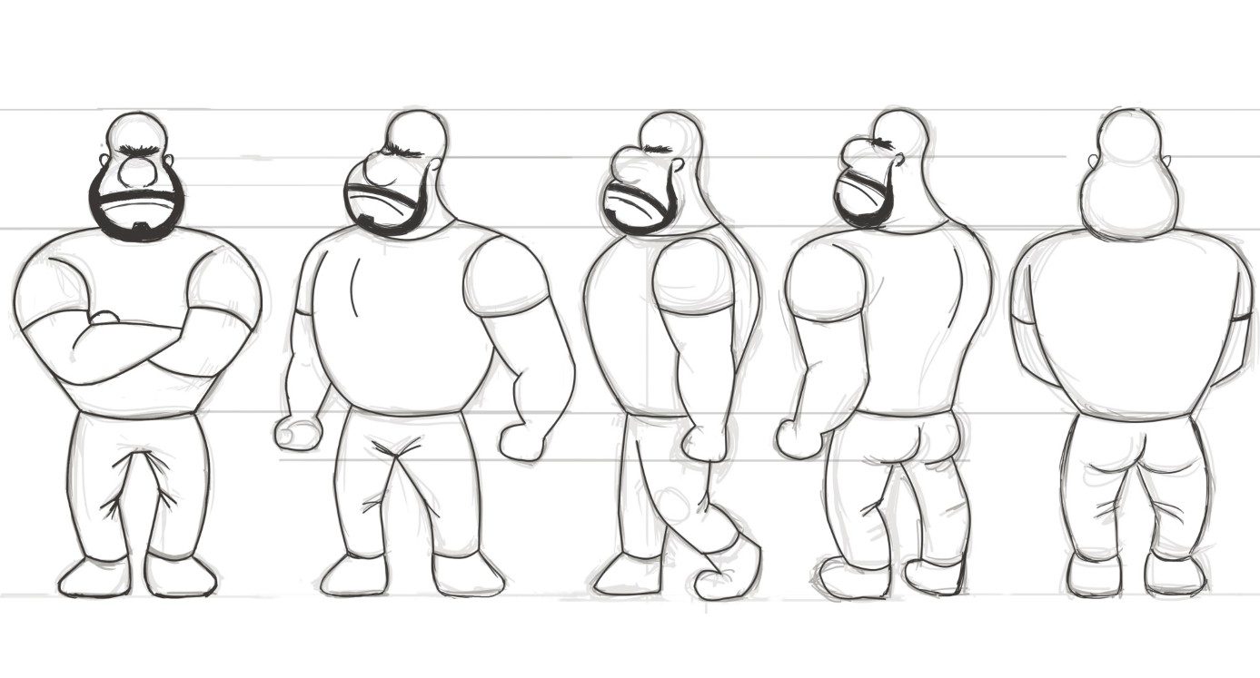 phác thảo nhân vật