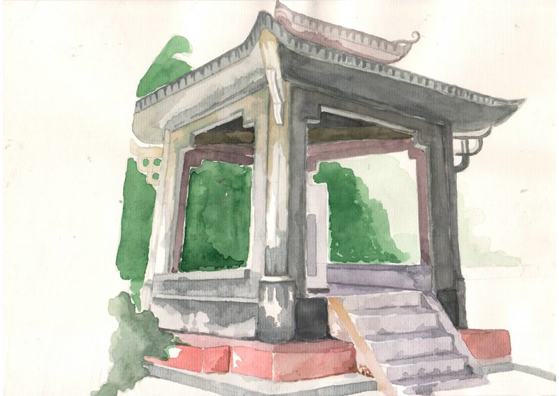 thực tế Nam Du water color 10