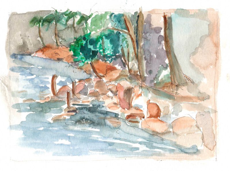 Thực tế Nam Du watercolor Nguyễn Thanh Triều 13