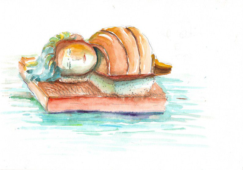 Thực tế Nam Du watercolor Nguyễn Thanh Triều 14