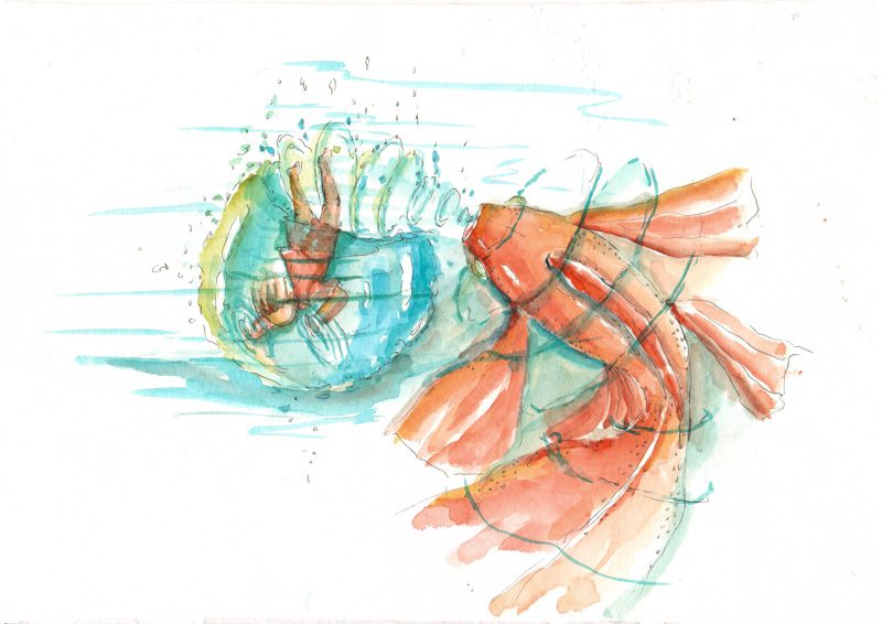 Thực tế Nam Du watercolor Nguyễn Thanh Triều 16