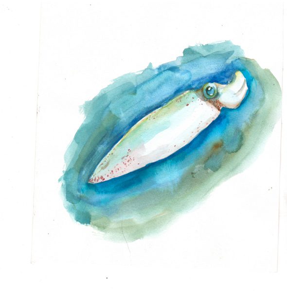 Thực tế Nam Du watercolor Nguyễn Thanh Triều 18