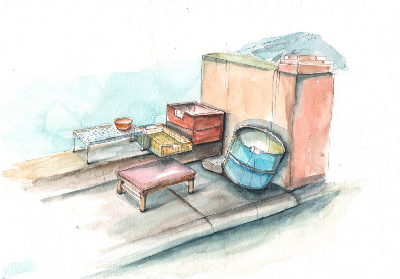 Thực tế Nam Du watercolor Nguyễn Thanh Triều 26