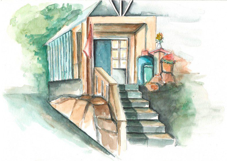 Thực tế Nam Du watercolor Nguyễn Thanh Triều 27