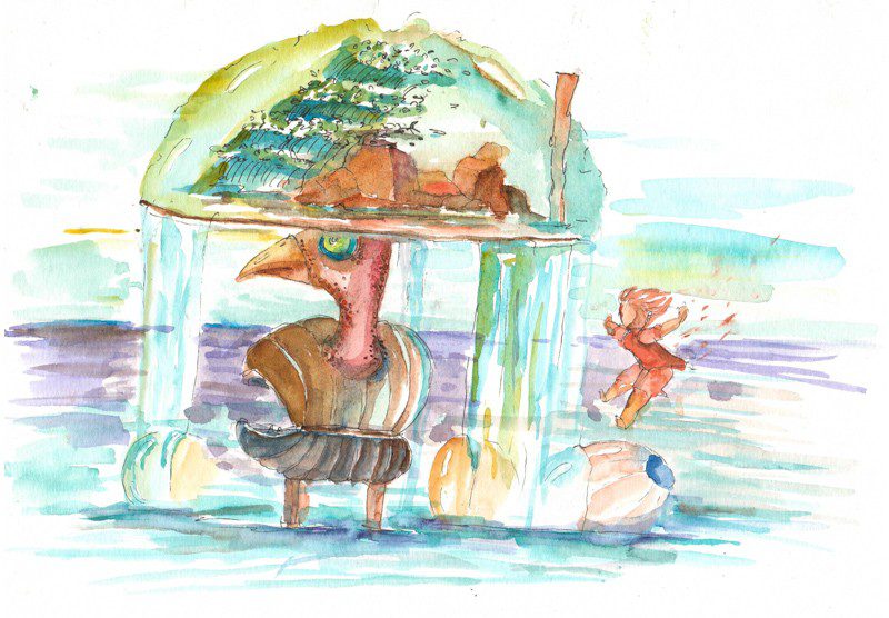 Thực tế Nam Du watercolor Nguyễn Thanh Triều 36