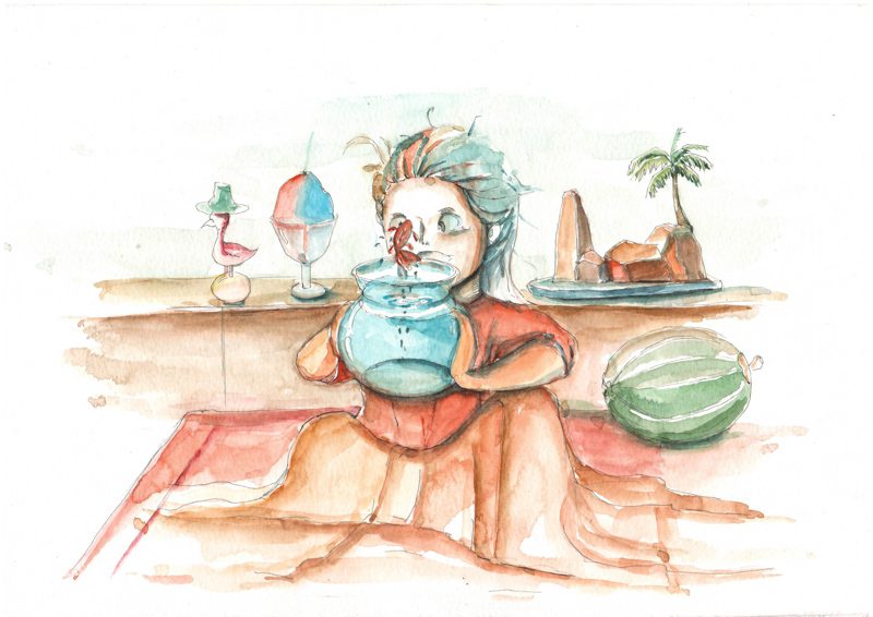 Thực tế Nam Du watercolor Nguyễn Thanh Triều 37