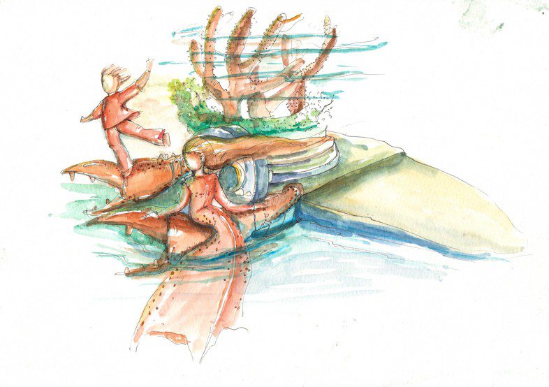 Thực tế Nam Du watercolor Nguyễn Thanh Triều 4