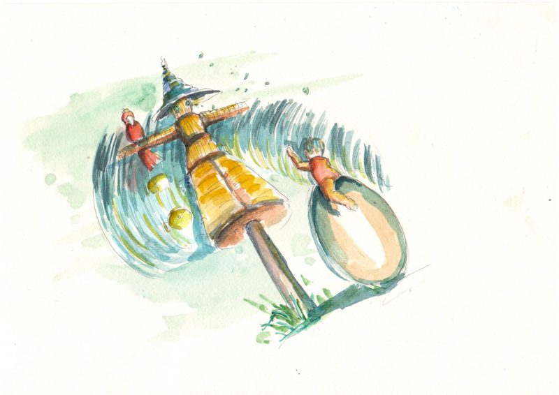 Thực tế Nam Du watercolor Nguyễn Thanh Triều 41