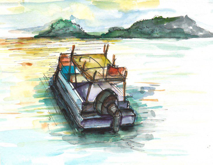 Thực tế Nam Du watercolor Nguyễn Thanh Triều 44