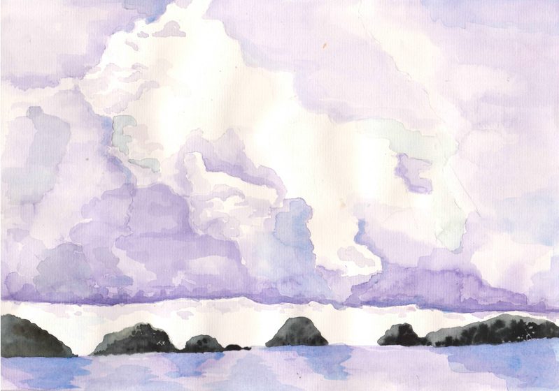 thực tế Nam Du water color