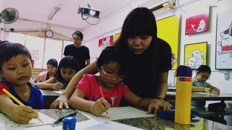 lớp học vẽ manga cơ bản K14