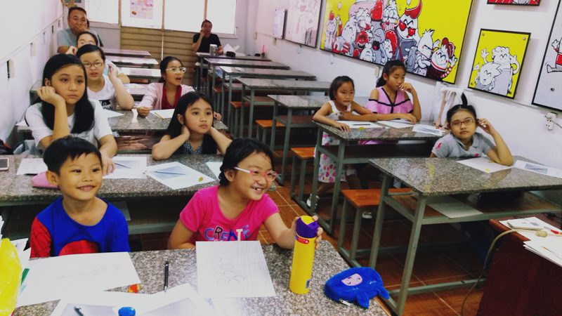 lớp học vẽ manga cơ bản K14